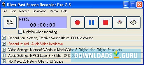 River Past Screen Recorder Pro