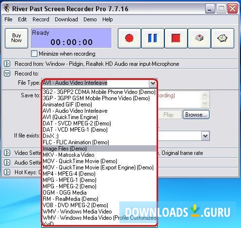 River Past Screen Recorder Pro