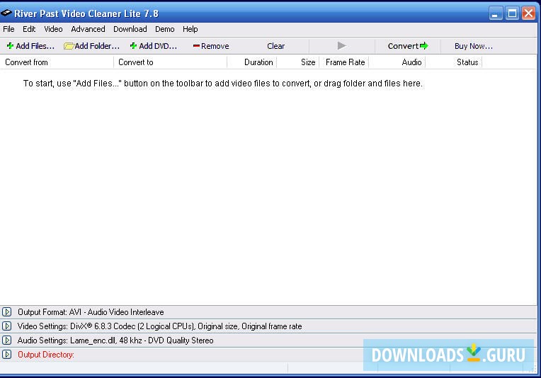River Past Video Cleaner Lite