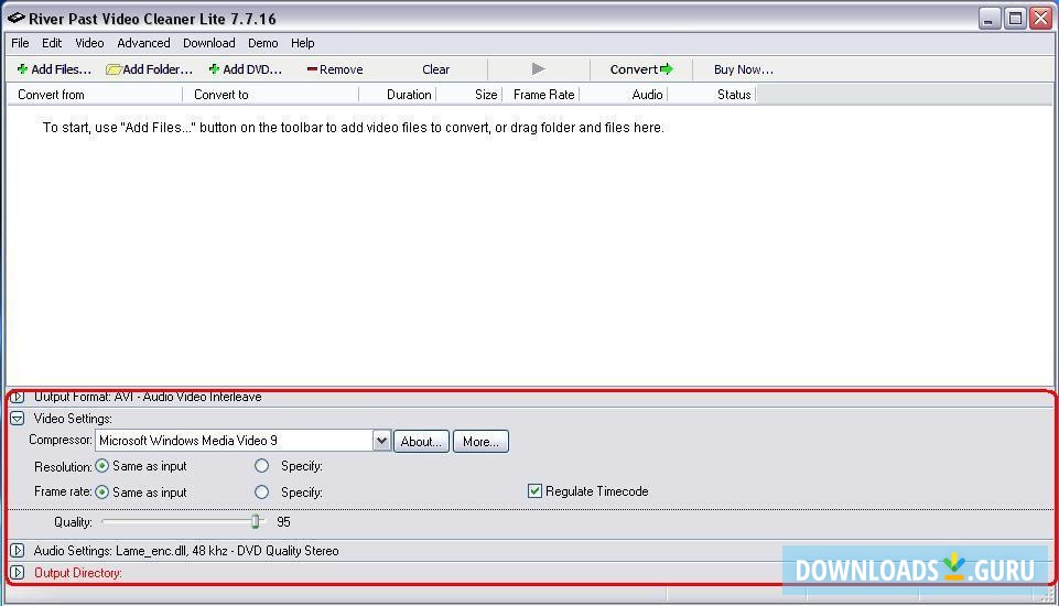 River Past Video Cleaner Lite