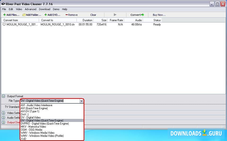Output Formats