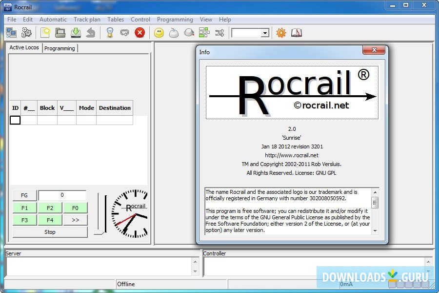 rocrail software