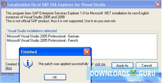 SAP Enterprise Services Explorer for Microsoft .NET