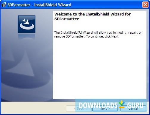 SD Memory Card Formatter