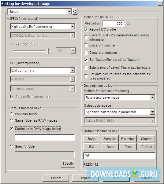 SILKYPIX Developer Studio Pro