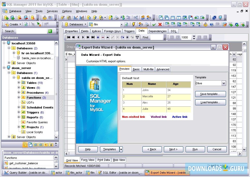 SQL Manager for MySQL