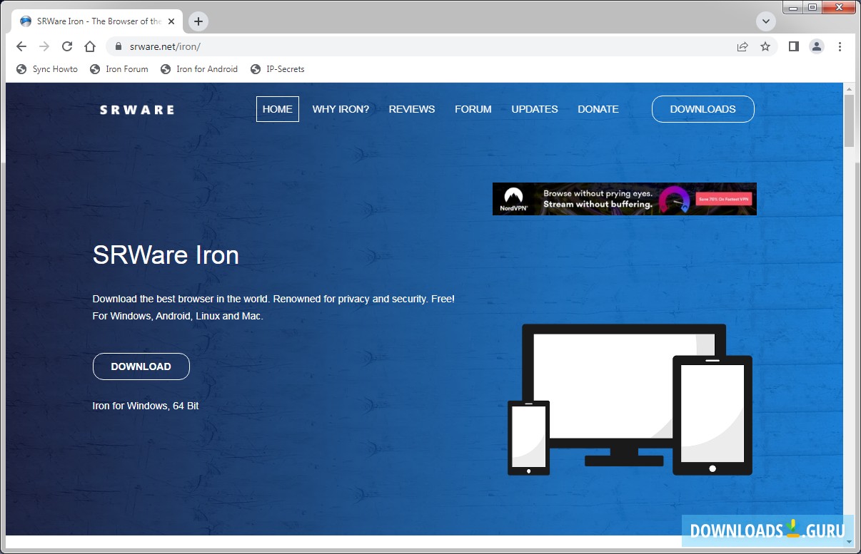 for iphone download SRWare Iron 114.0.5800.0 free