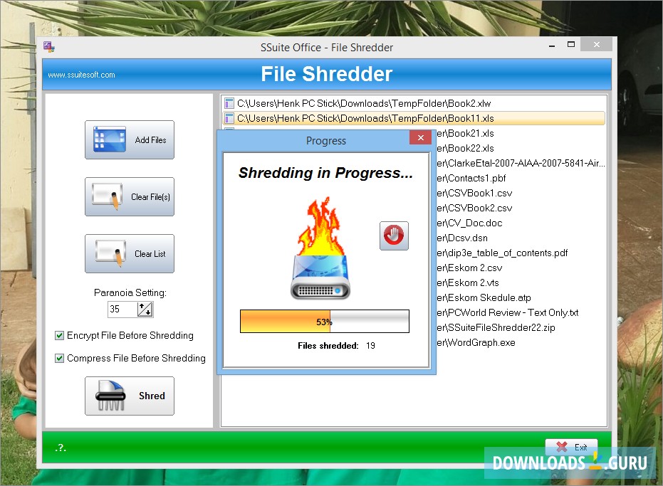 file shredder program for windows and android