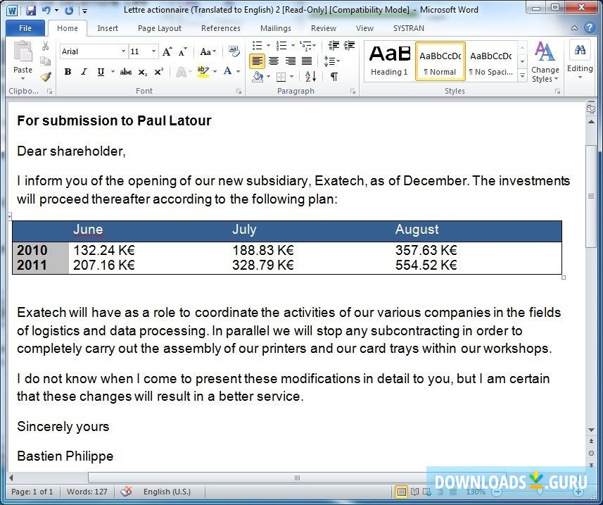 SYSTRAN Office Translator
