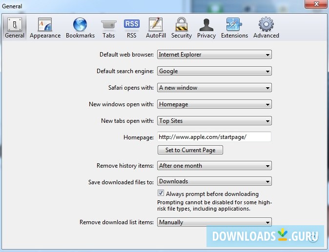 download latest version of safari for windows 8