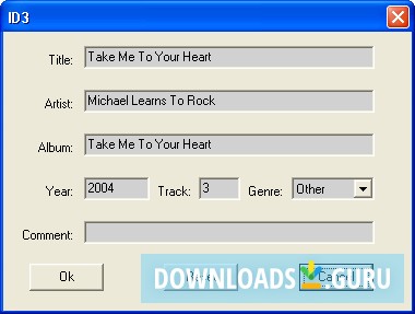 ID3 Tag Window
