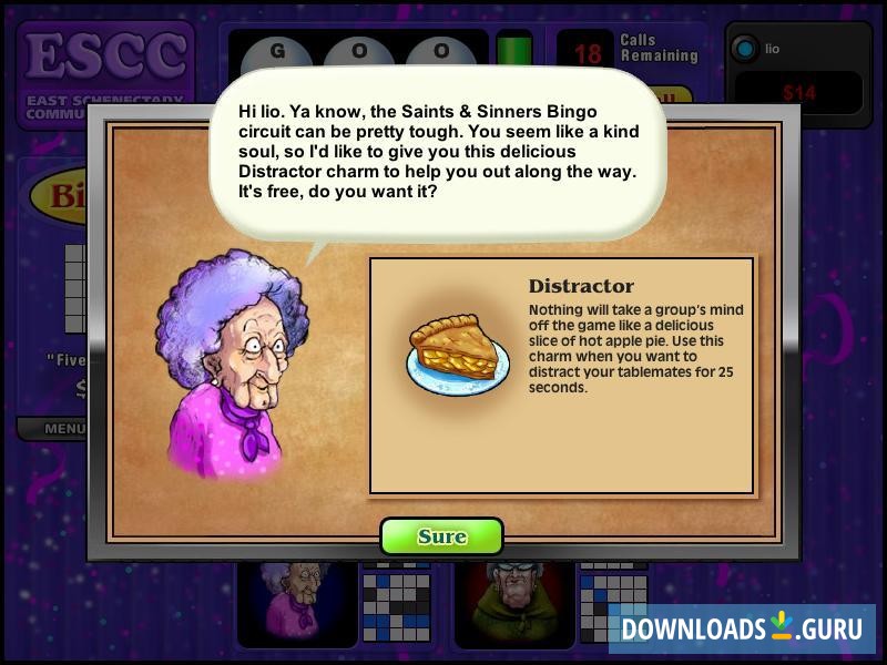 Saints & Sinners Bingo