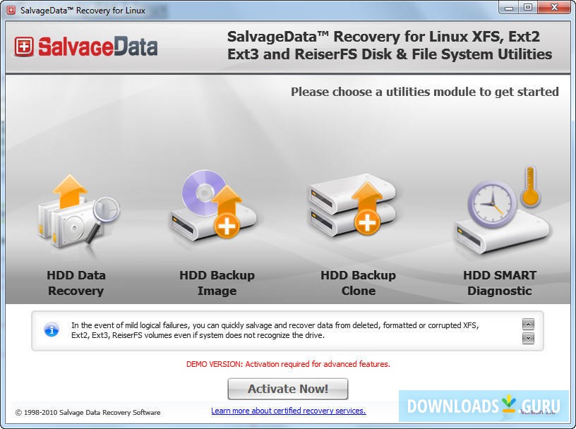 SalvageRecovery for Linux