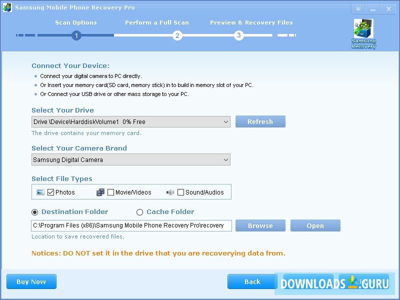 Scan Options