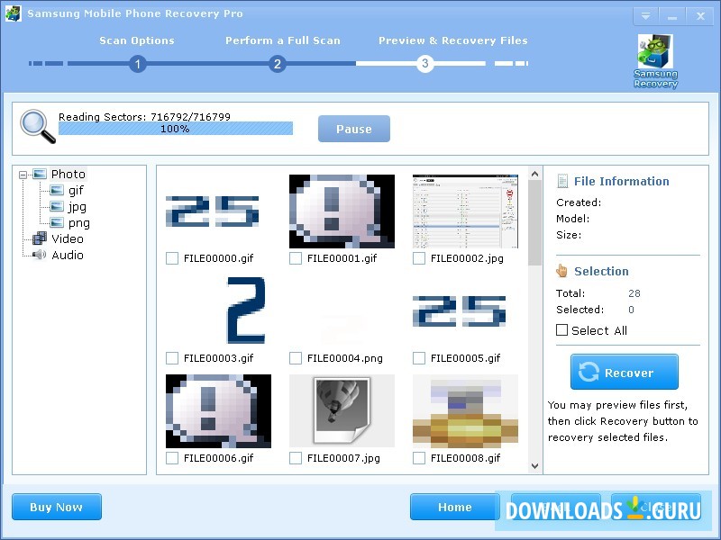 Samsung Mobile Phone Recovery Pro