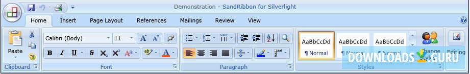 SandRibbon for Silverlight