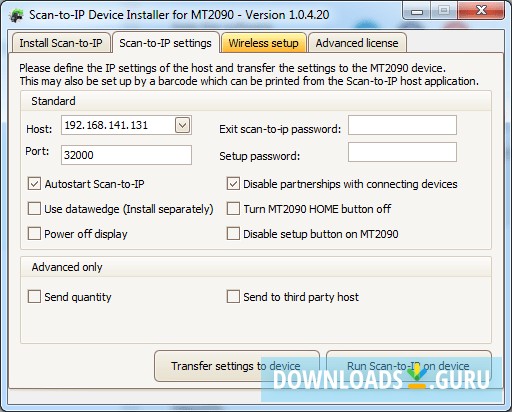 Scan-to-IP