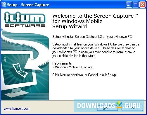 Screen Capture for Windows Mobile