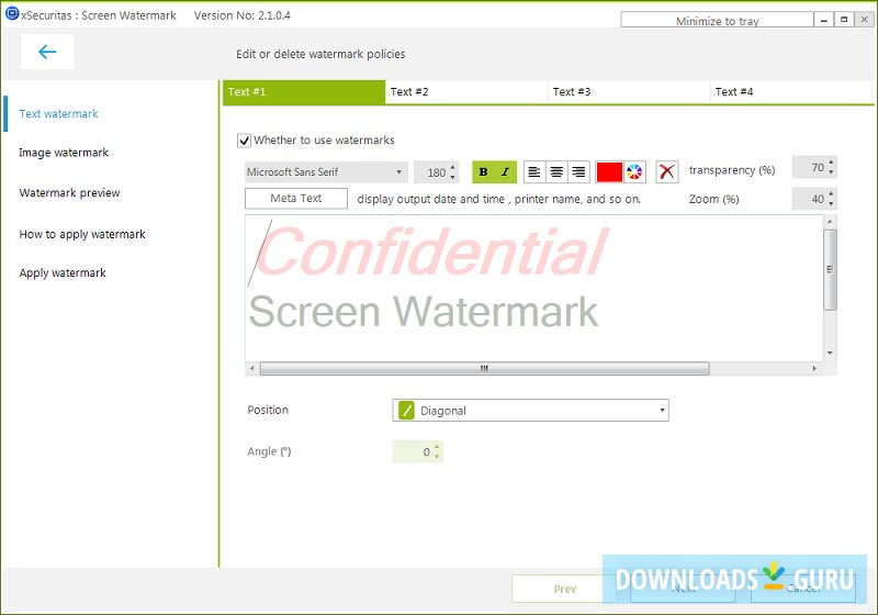 Screen Watermark