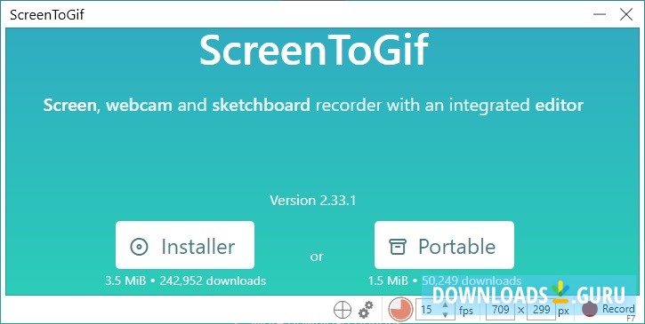 Area Selection Window