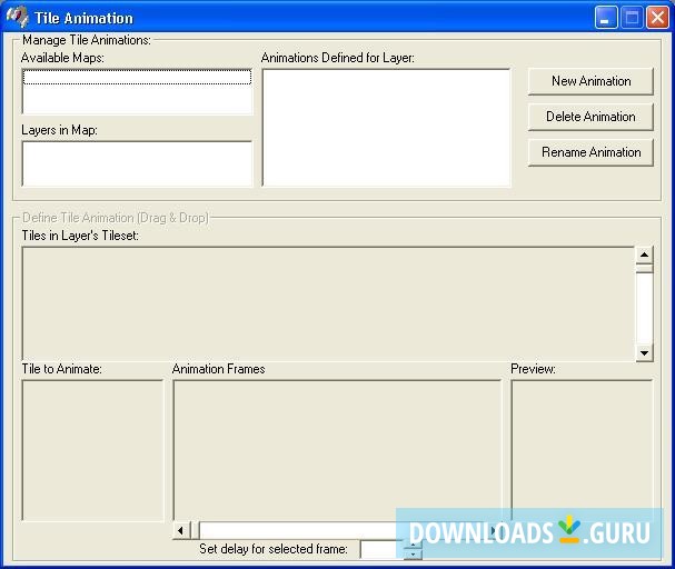 Tile Animation Dialog