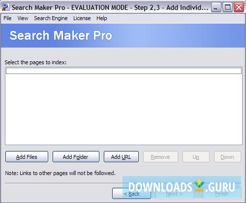 download search maker pro