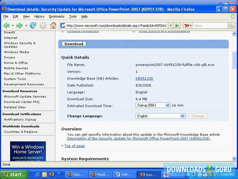 microsoft powerpoint 2007 free downloads