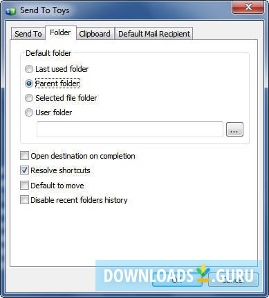 Folder Options