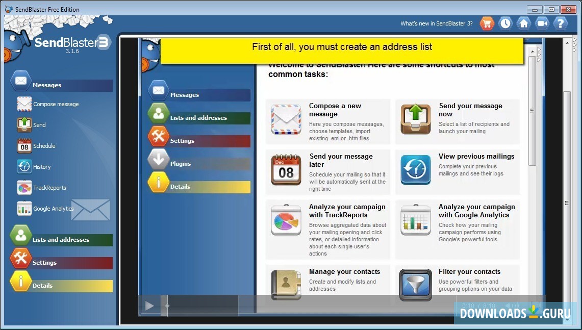 Video Turorial Playback