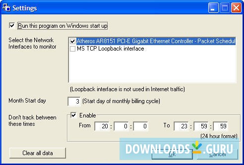 ShaPlus Bandwidth Meter