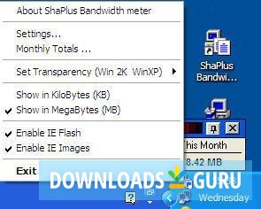 System Tray Menu Window
