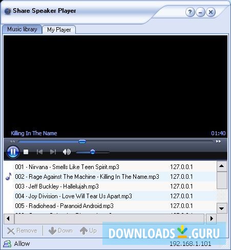 Share Speaker Player