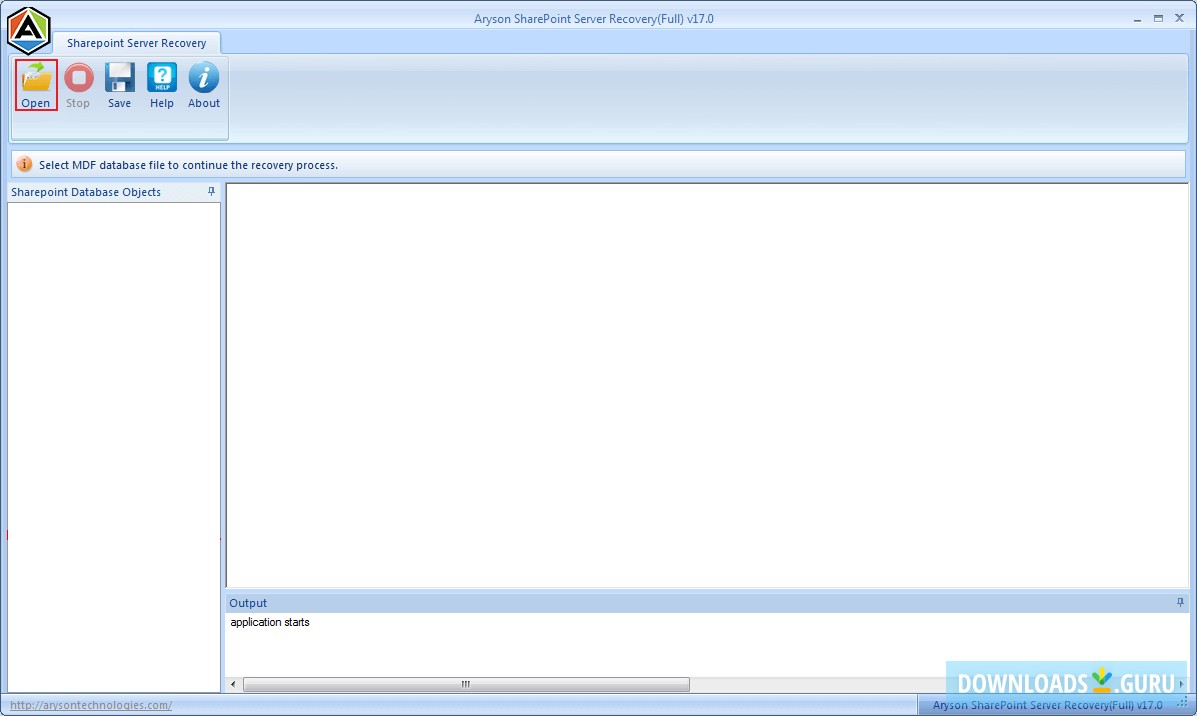 SharePoint Database Recovery Tool