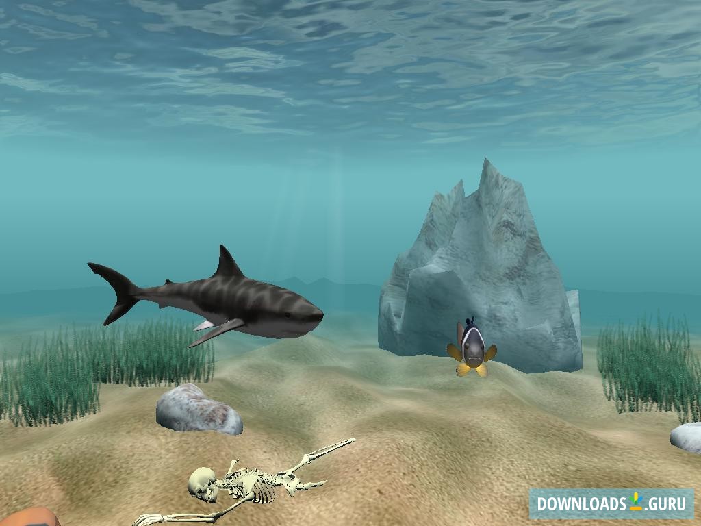 sharks 3d screensaver and animated wallpaper