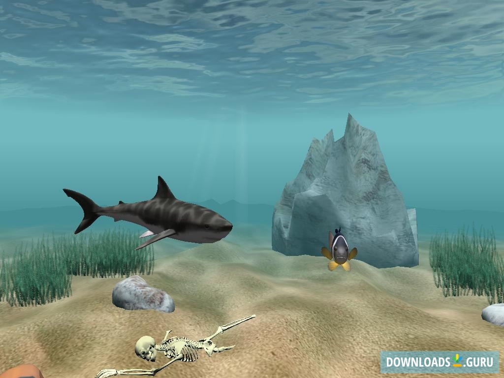Shark Water World 3D Screensaver