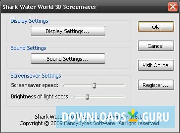 Shark Water World 3D Screensaver