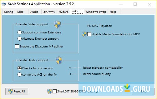 64-bit MKV Options