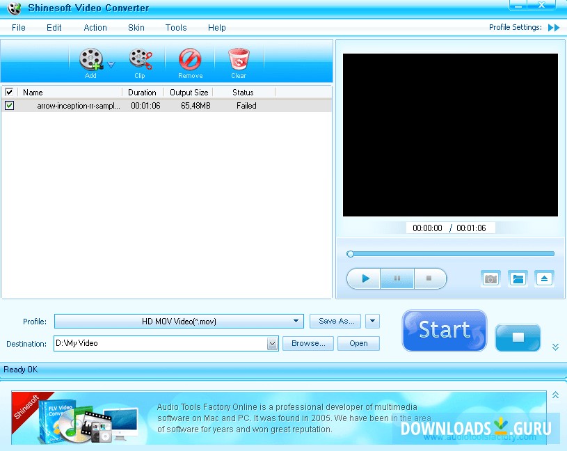 Shinesoft Free Video Converter
