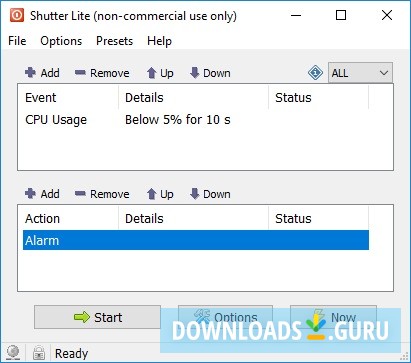 Add Events and Actions