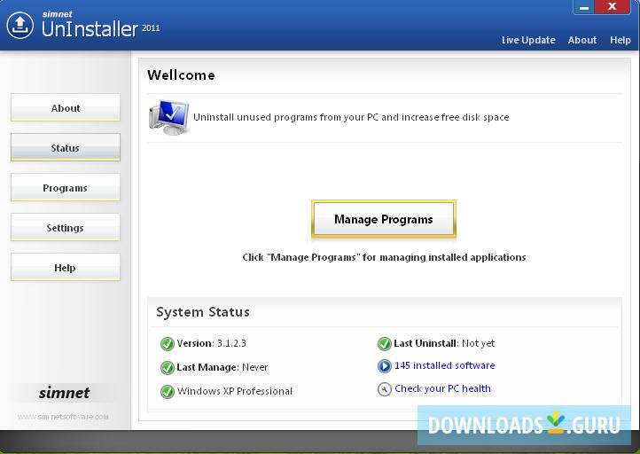 Simnet UnInstaller 2010