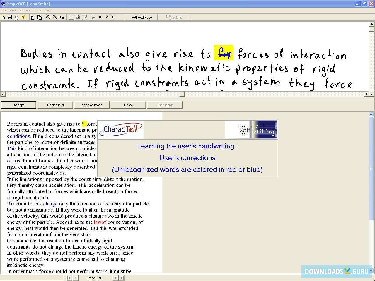 Learning Handwrinting