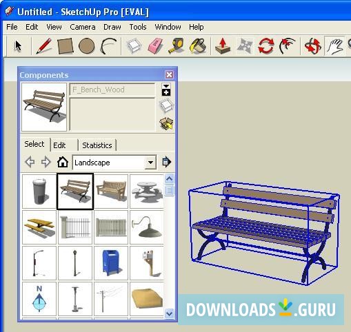 SketchUp 5 Landscape Architecture Library
