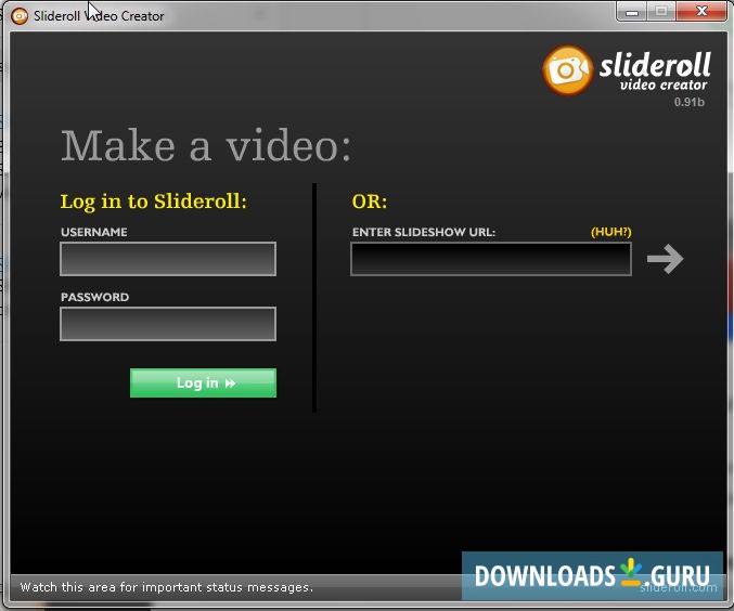 Slideroll Video Creator