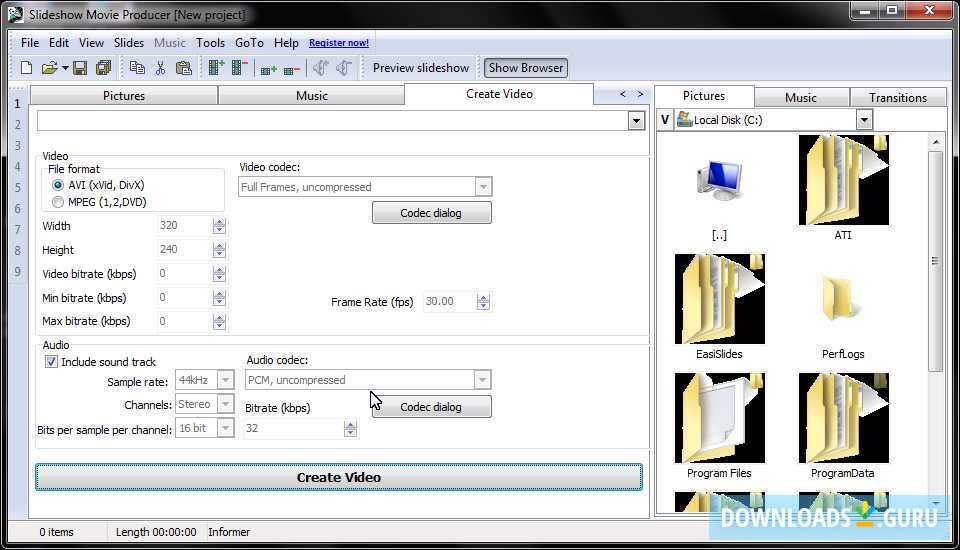 Slideshow Movie Producer