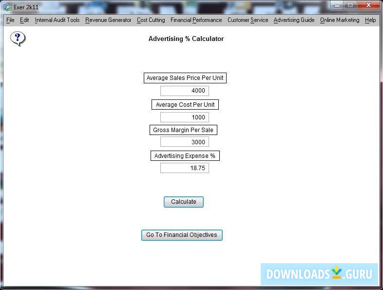 Advertising Calculator