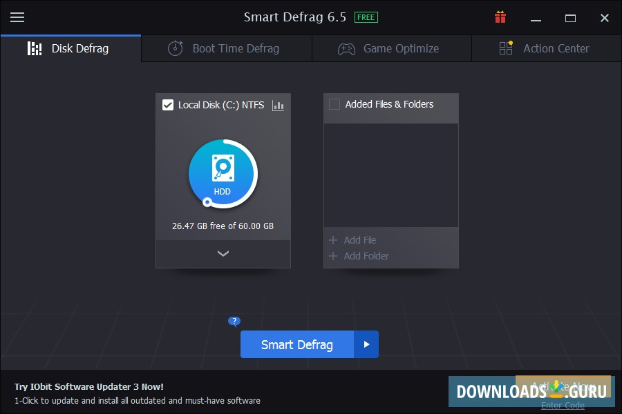 smart defrag download windows 10