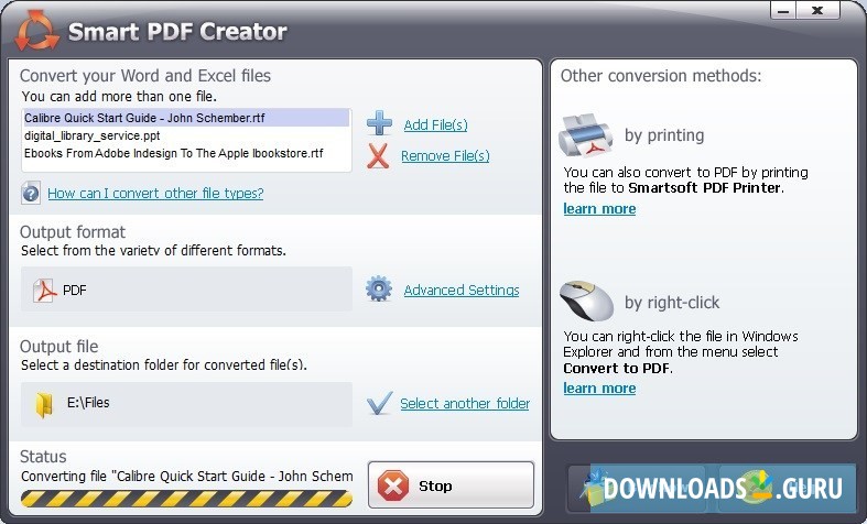 Conversion in Progress