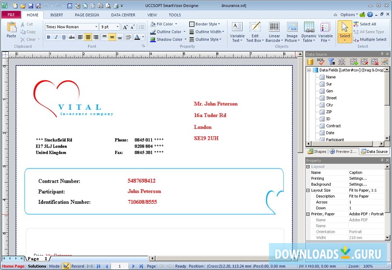 SmartVizor Variable Data Batch Publishing Software