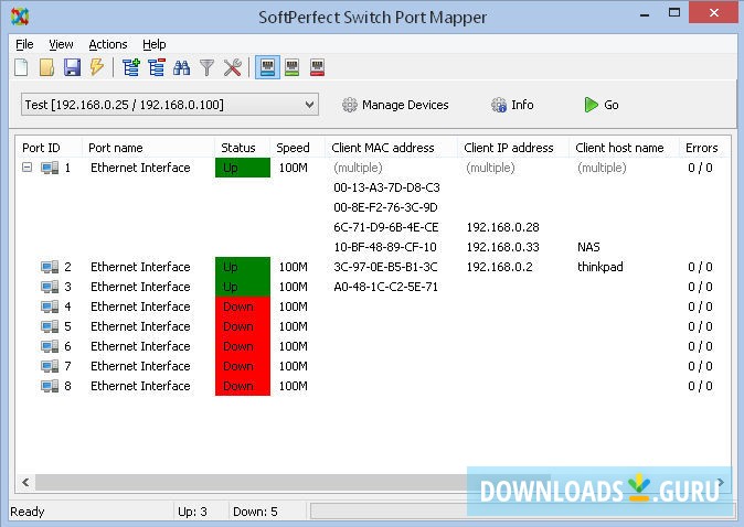 SoftPerfect Switch Port Mapper 3.1.8 download the new version for ipod