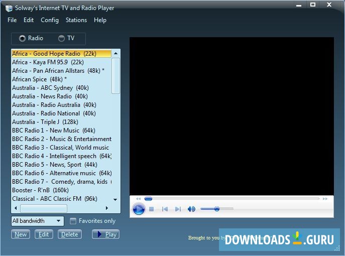 Main interface